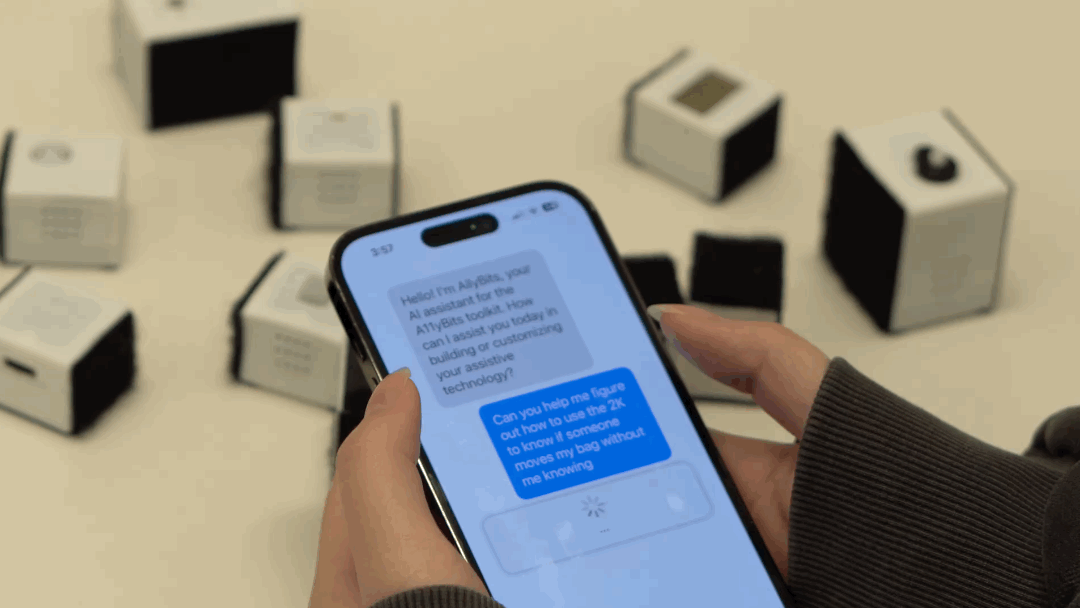 Tangible AI Toolkit for Co-Making Physical DIY-AT for People with Visual Impairments clip