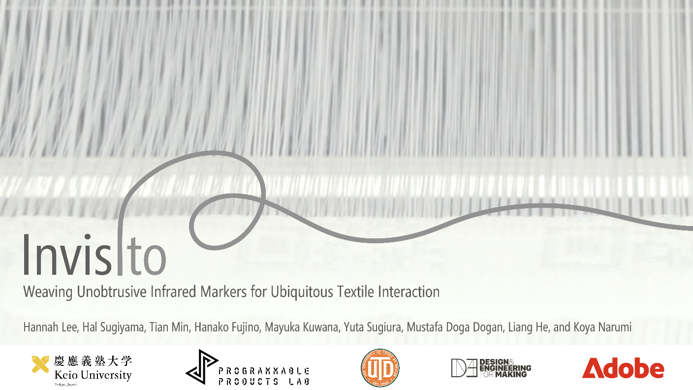 InvisIto: Weaving Unobtrusive Infrared Markers for Ubiquitous Textile Interaction
