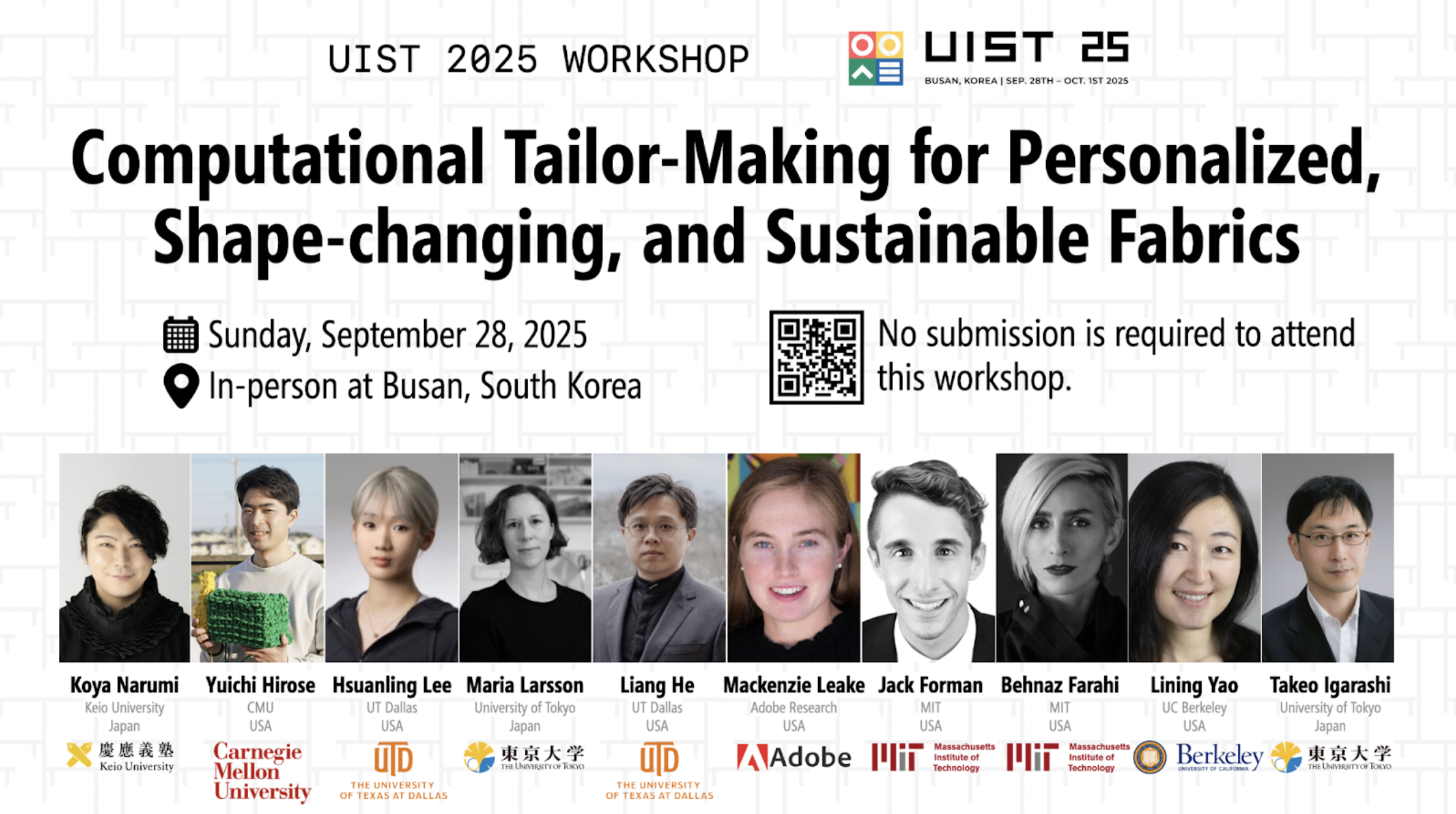 Computational Tailor-Making for Personalized, Shape-changing, and Sustainable Fabrics.